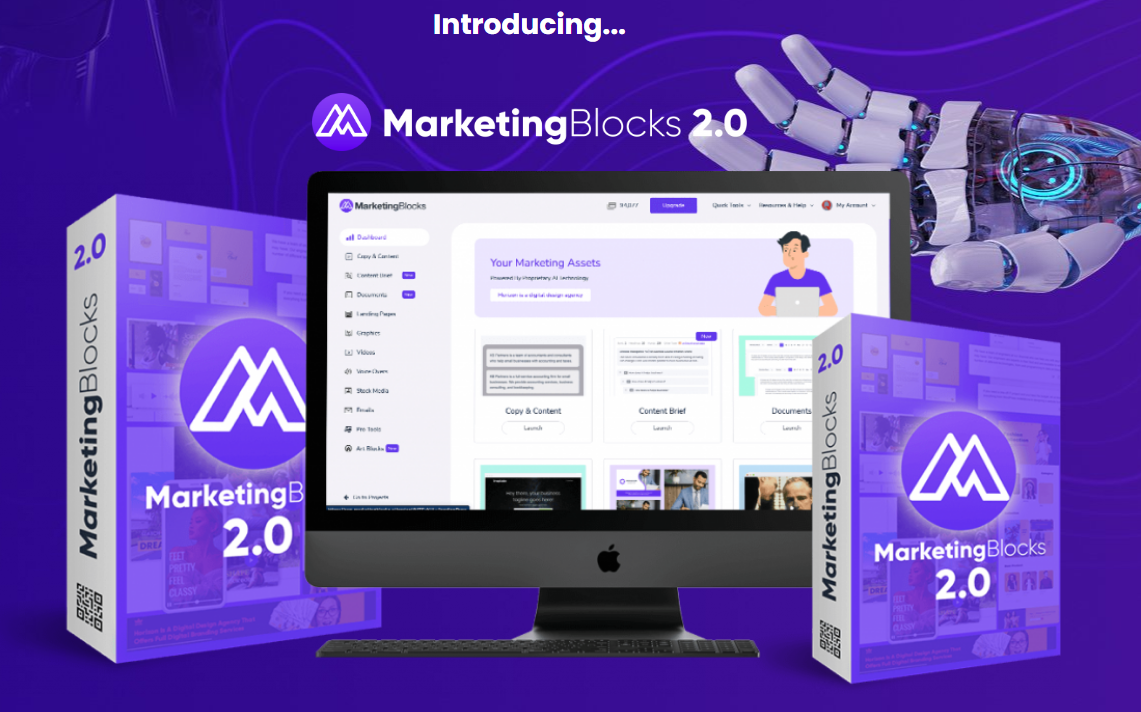 Get all your marketing needs created for you from one keyword